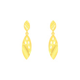 22k Yellow Gold Dangling Fancy Earrings with gold weight of 4.69g