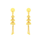 22k Yellow Gold Dangler Large Earrings with gold weight of 4.81g