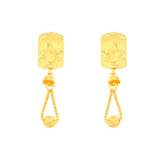 22k Yellow Gold Dangler Large Earrings with gold weight of 3.46g