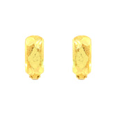 22k Yellow Gold Hoop Medium Earrings with gold weight of 2.55g
