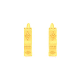22k Yellow Gold Hoop Earrings with gold weight of 2.33g