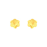 22k Yellow Gold Stud Medium Earrings with gold weight of 1.48g