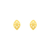 22k Yellow Gold Filigree Medium Earrings with gold weight of 1.53g