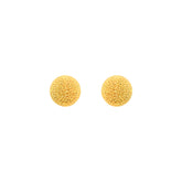 22k Yellow Gold Ball-Bead Small Earrings with gold weight of 1.37g