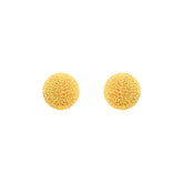 22k Yellow Gold Ball-Bead Large Earrings with gold weight of 3.05g