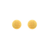 22k Yellow Gold Ball-Bead Medium Earrings with gold weight of 2.2g
