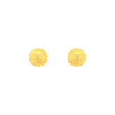 22k Yellow Gold Ball-Bead Medium Earrings with gold weight of 2g