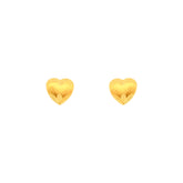 22k Yellow Gold Stud Small Earrings with gold weight of 1.42g