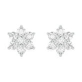 18k Yellow Gold and Diamond Stud with gold weight of 2.03g