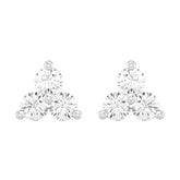 18k Yellow Gold and Diamond Stud with gold weight of 2.08g