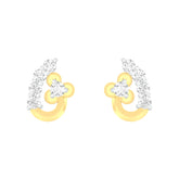 18k Yellow Gold and Diamond Stud with gold weight of 1.84g