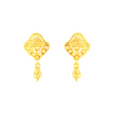 22k Yellow Gold Dangler Earrings with gold weight of 3.72g