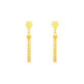 22k Yellow Gold Dangler Earrings with gold weight of 2.89g