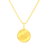 22K Yellow Gold Classy Medium Pendant with gold weight of 2.99g