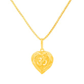 22K Yellow Gold Religious Om Medium Pendant with gold weight of 0.77g