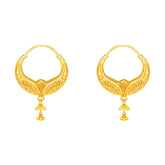 22k Yellow Gold Medium Fancy and Stylish Earrings