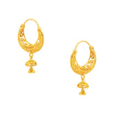 22k Yellow Gold Small Fancy Dazzling Earrings