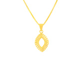 22K Yellow Gold Classy Medium Pendant with gold weight of 1.6g