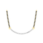 18k Yellow Gold and Diamond Mangalsutra Necklace and gold weight of 5.35g