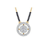 18k Yellow Gold and Diamond Mangalsutra Necklace and gold weight of 4.623g