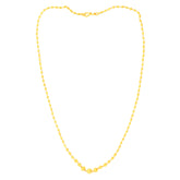 22K Yellow Gold Ball-Bead Artistic Necklace