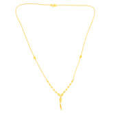 22K Yellow Gold Ball-Bead Elegant Necklace
