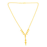 22K Yellow Gold Ball-Bead Alluring Necklace