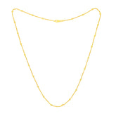 22K Yellow Gold Beads Dainty Necklace