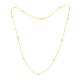 22K Yellow Gold Beads Dainty Necklace
