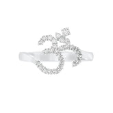 OM Diamond Ring White Gold - 0.35 Carats