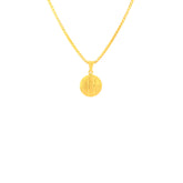 22K Yellow Gold Classy Small Pendant with gold weight of 0.8g