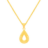 22K Yellow Gold Classy Pendant with gold weight of 1.77g