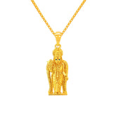 22k Yellow Gold Parvati Religious Medium Pendants with gold weight of 4.91g