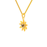 22k Yellow Gold Tirupati Balaji Religious Medium Pendants with gold weight of 3.16g