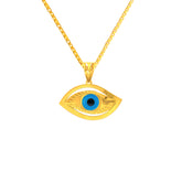 22k Yellow Gold Religious Evil Eye Medium Pendants with gold weight of 1.59g