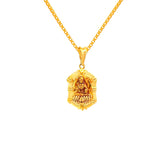 22k Yellow Gold Religious Lakshmi Small Pendants with gold weight of 4.72g