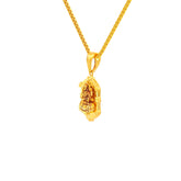 22k Yellow Gold Religious Lakshmi Small Pendants with gold weight of 4.72g