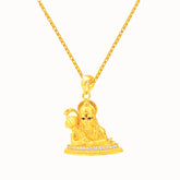 22K Gold Hanuman Pendant