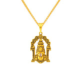 22K Yellow Gold Religious Tirupati Balaji Medium Pendants with gold weight of 3.74g
