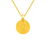 22K Yellow Gold Religious Lakshmi Medium Pendants with gold weight of 4g
