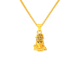 22K Yellow Gold Religious Vishnu Small Pendants with gold weight of 2g