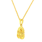 22K Gold Sai Baba Small Pendant