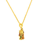 22K Gold Radha Krishna Pendant