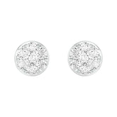 18k Yellow Gold and Diamond Stud with gold weight of 2.37g
