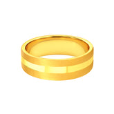22k Yellow Gold Enchanting Captivating Wedding Band Ring measuring 8.5 x 6mm thickness