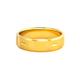22k Yellow Gold Eye-catching Bold Wedding Band Ring measuring 8.5 x 6mm  thickness
