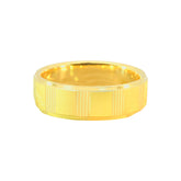 22k Yellow Gold Vivid Brilliant Wedding Band Ring measuring 8 x 6mm thickness