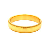 22k Yellow Gold Traditional Slim Wedding Band Ring measuring 9 x 4mm  thickness