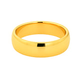 22k Yellow Gold Majestic Vibrant Wedding Band Ring measuring 10 x 4mm thickness
