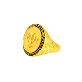 22k Yellow Gold Large Khanda Religious Ring measuring 10